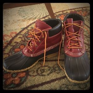 L.L. Bean duck boots, new